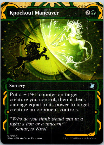 Knockout Maneuver Secrets of Strixhaven:  Magic: The Gathering NM