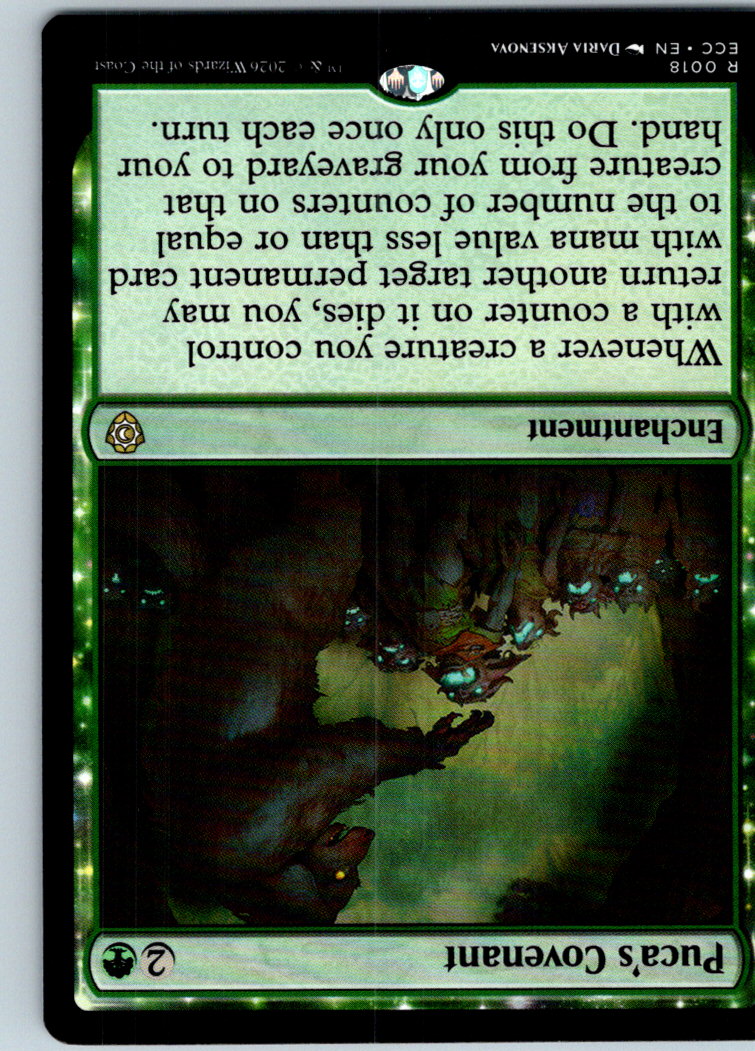 Puca's Covenant 18 Rare Commander: Lorwyn Eclipsed Magic: The Gathering NM
