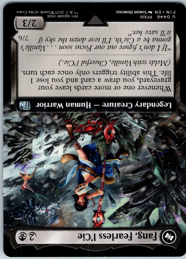 Fang, Fearless l'Cie (Extended Art) 446 FINAL FANTASY Magic: The Gathering NM