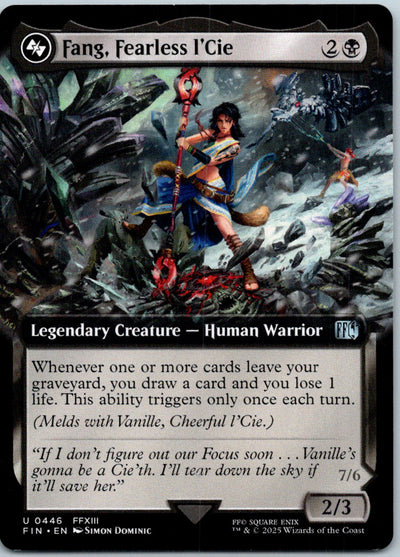 Fang, Fearless l'Cie (Extended Art) 446 FINAL FANTASY Magic: The Gathering NM
