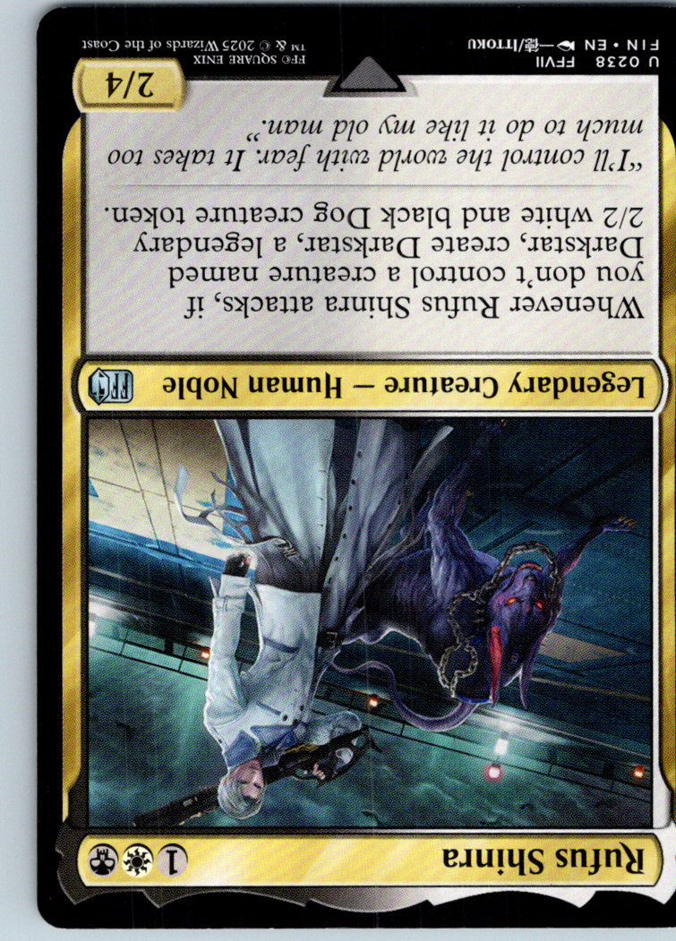 Rufus Shinra 238 Uncommon FINAL FANTASY Magic: The Gathering Near Mint