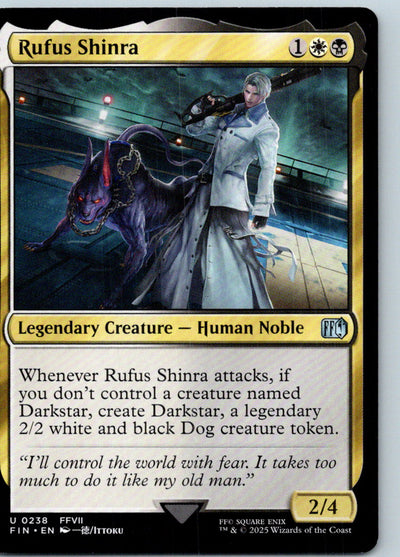 Rufus Shinra 238 Uncommon FINAL FANTASY Magic: The Gathering Near Mint