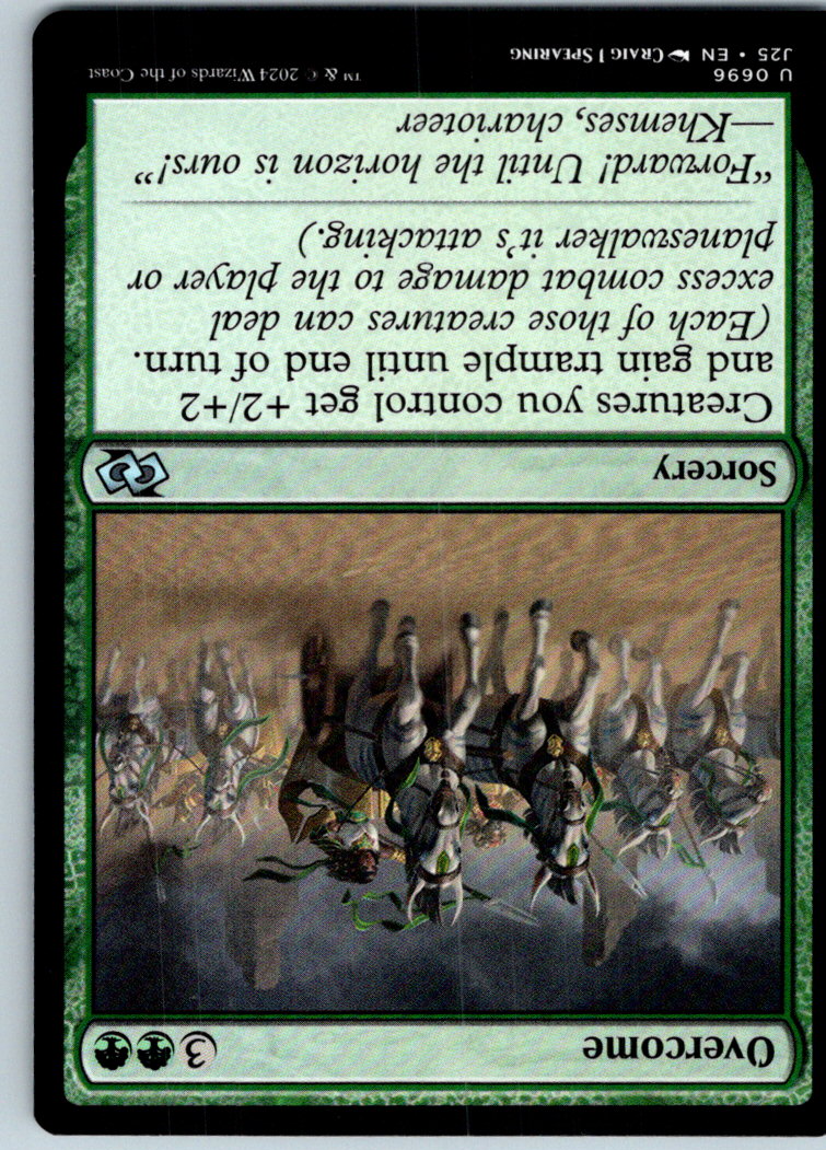 Overcome 696 Uncommon Foundations Jumpstart Magic: The Gathering Near Mint
