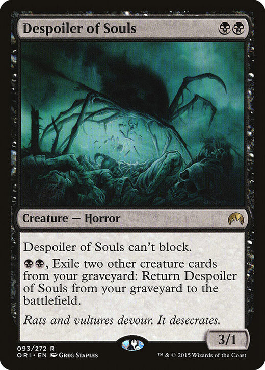 Despoiler of Souls 93 Rare Magic Origins Magic: The Gathering Near Mint