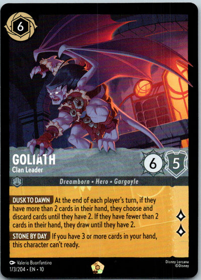 Goliath - Clan Leader 173/204 Legendary Whispers in the Well Lorcana Near Mint
