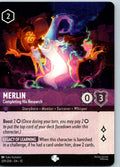 Merlin - Completing His Research (Epic) 209/204 Whispers Lorcana Holo NM