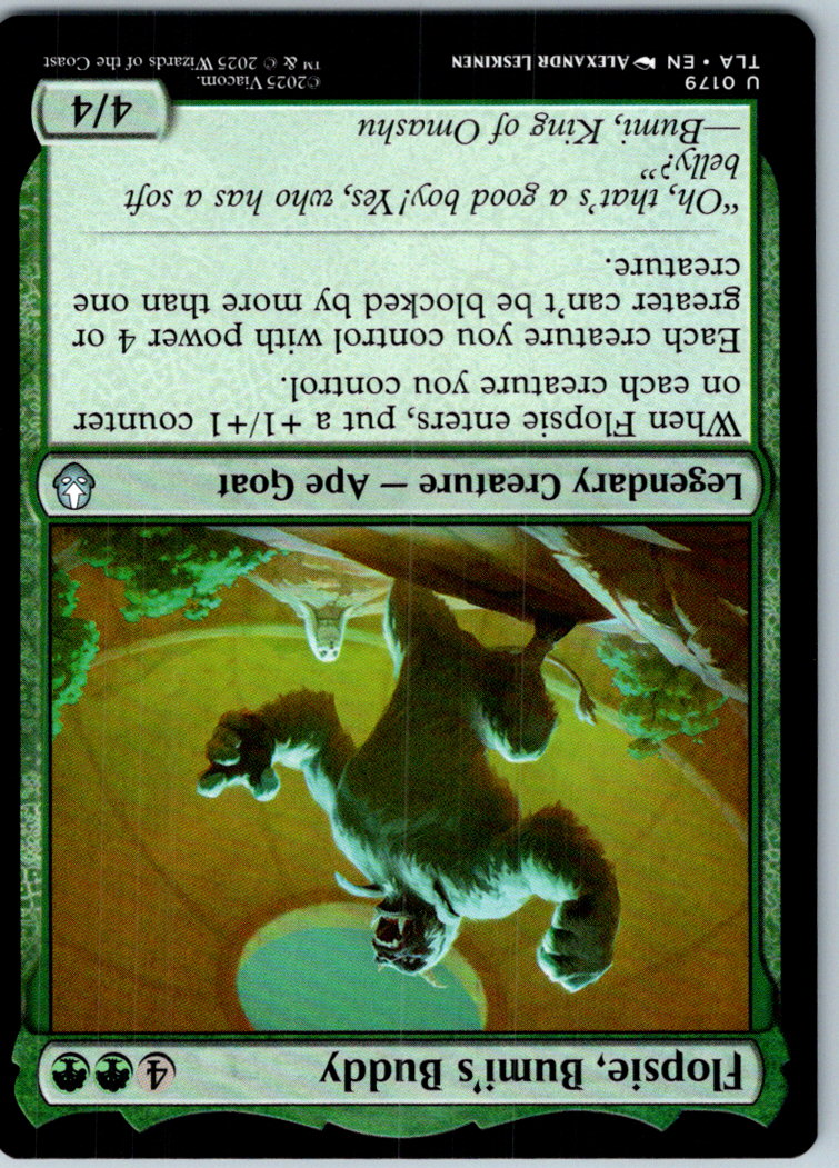 Flopsie, Bumi's Buddy 179 Avatar: The Last Airbender Magic: The Gathering NM