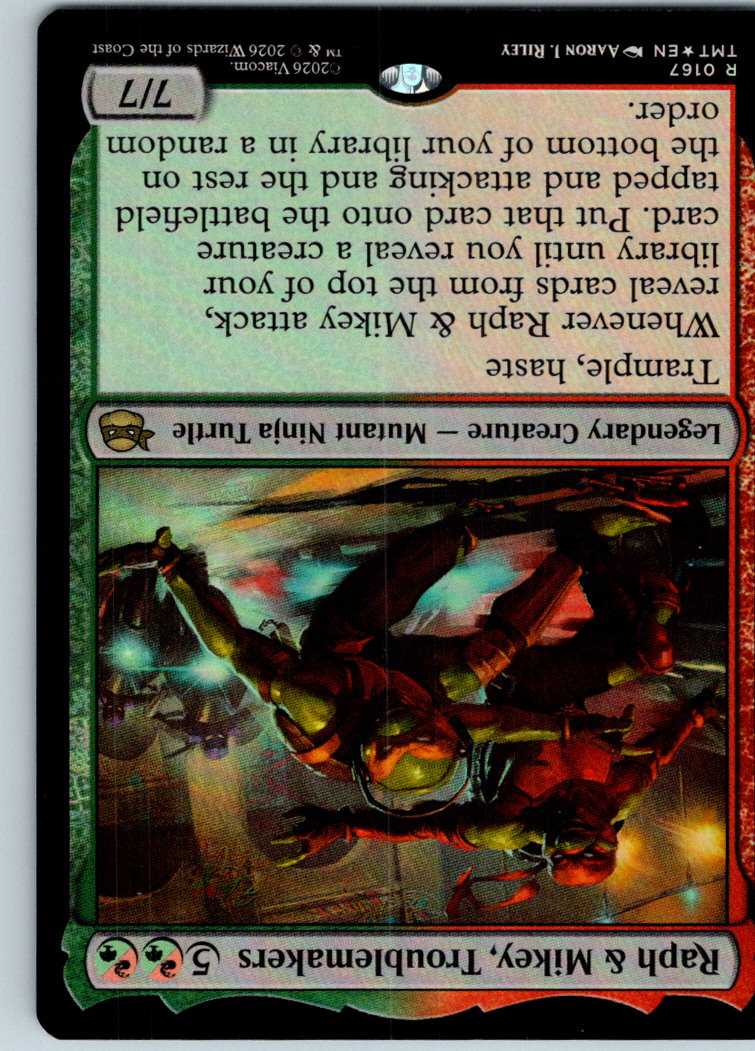Raph & Mikey, Troublemakers Teenage Mutant Ninja Turtles Magic: The Gathering NM
