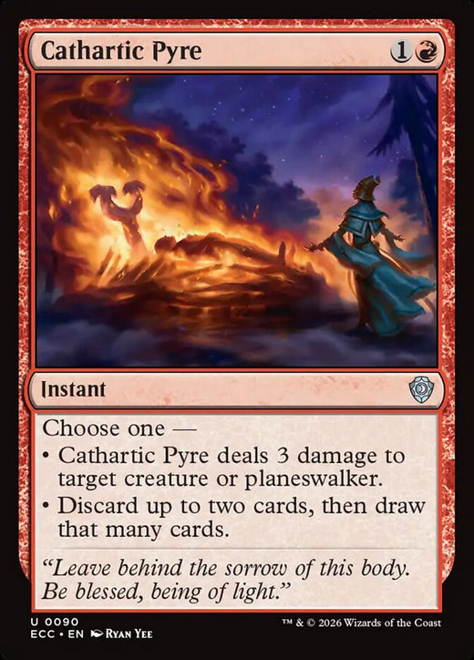 Cathartic Pyre 90 Uncommon Commander: Lorwyn Eclipsed Magic: The Gathering NM