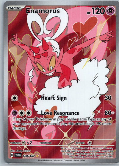 Enamorus 180/167 Illustration Rare Twilight Masquerade Pokemon Near Mint