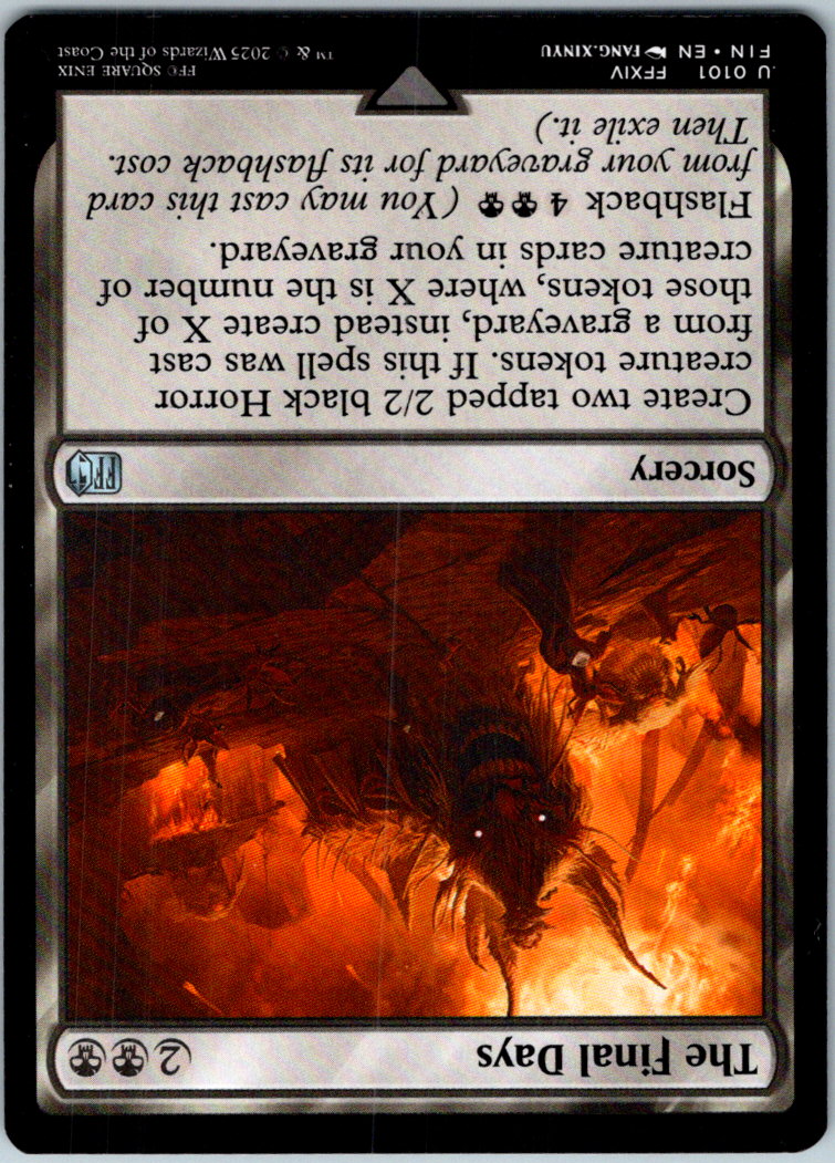The Final Days 101 Uncommon FINAL FANTASY Magic: The Gathering Near Mint