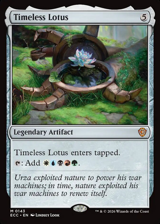 Timeless Lotus 143 Mythic Commander: Lorwyn Eclipsed Magic: The Gathering NM