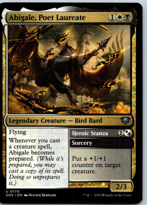 Abigale, Poet Laureate 170 Secrets of Strixhaven Magic: The Gathering NM