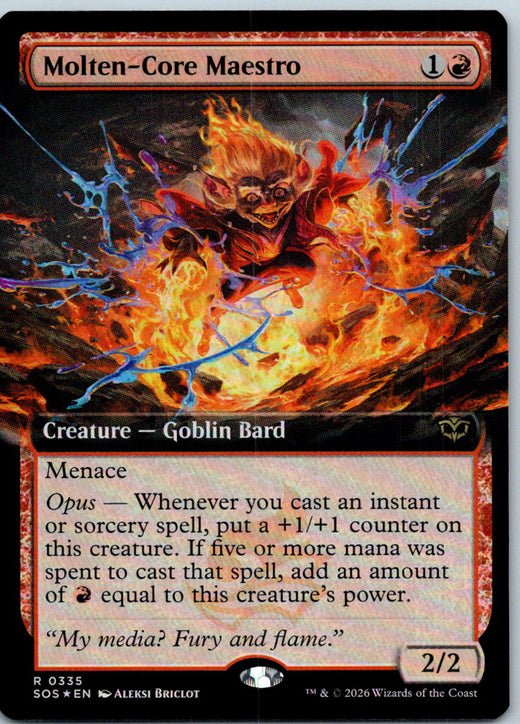 Molten-Core Maestro Secrets of Strixhaven Magic: The Gathering Foil NM