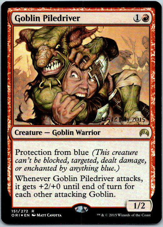 Goblin Piledriver 151 Rare The List Reprints Magic: The Gathering Near Mint