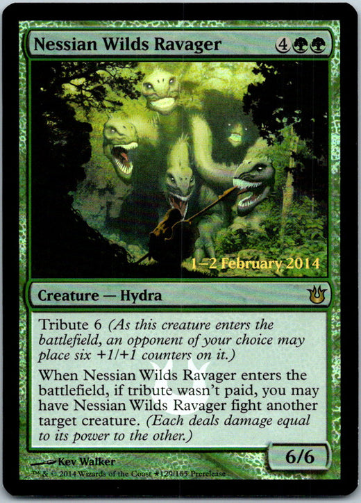 Nessian Wilds Ravager Promo Prerelease Cards Magic: The Gathering Foil NM