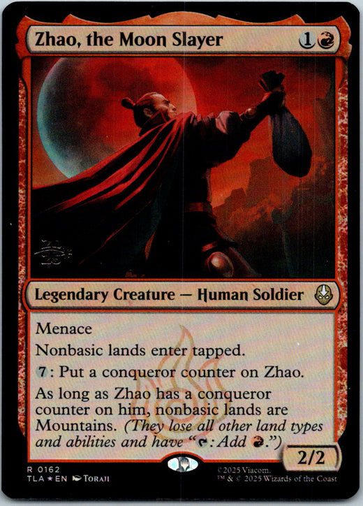 Zhao, the Moon Slayer Rare Prerelease Cards Magic: The Gathering Foil NM