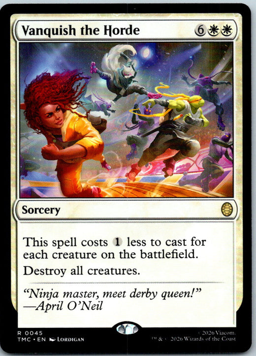 Vanquish the Horde Commander: Teenage Mutant Ninja Turtles Magic: The Gathering