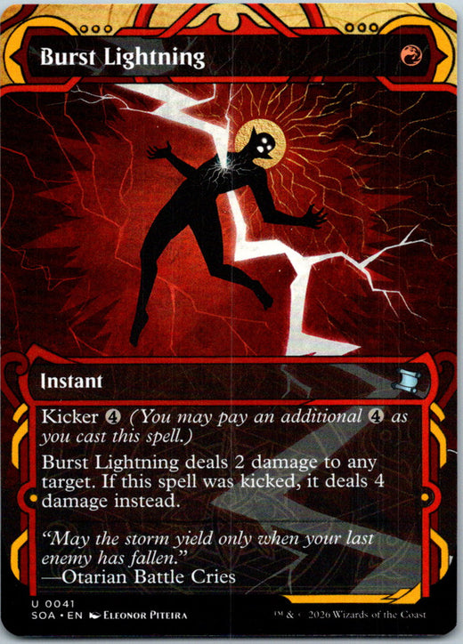 Burst Lightning Secrets of Strixhaven: Mystical Archive Magic: The Gathering NM