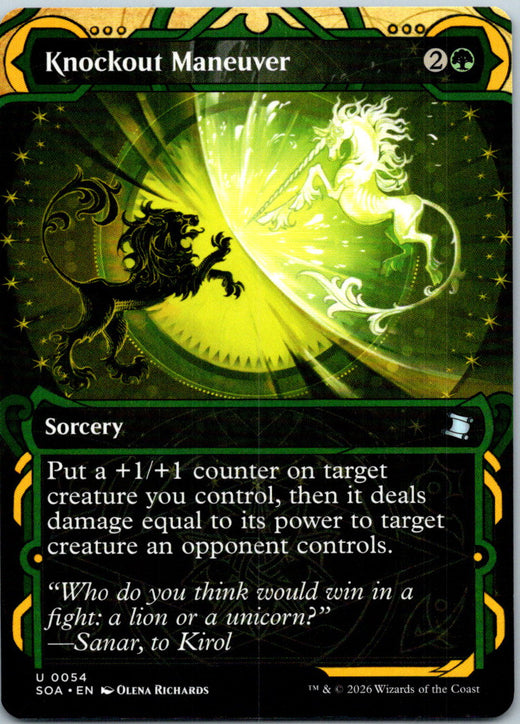 Knockout Maneuver Secrets of Strixhaven Magic: The Gathering NM
