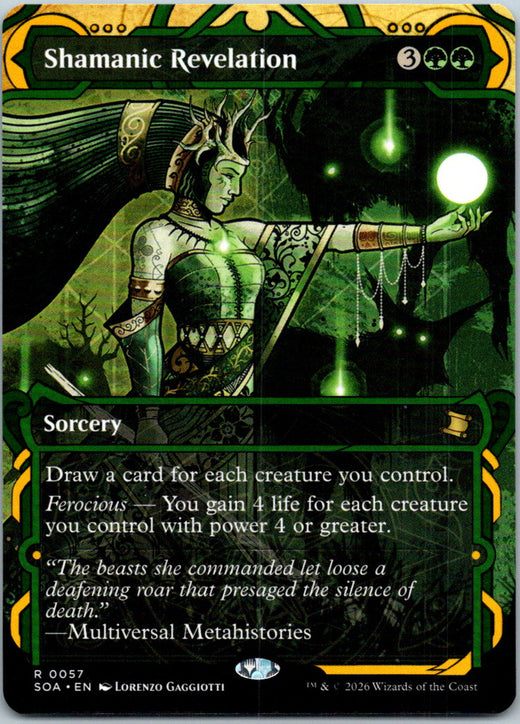 Shamanic Revelation Secrets of Strixhaven Magic: The Gathering NM