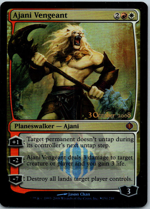 Ajani Vengeant Launch Party & Release Event Promos Magic: The Gathering Foil NM