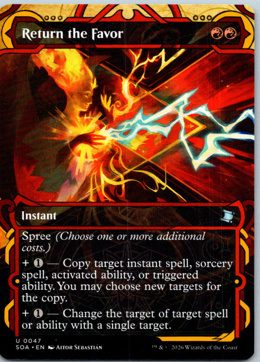 Return the Favor Secrets of Strixhaven Magic: The Gathering NM