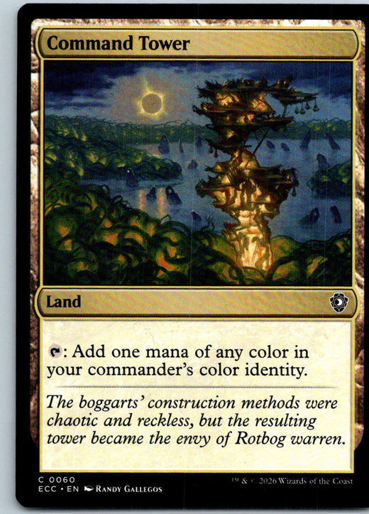 Command Tower Commander: Lorwyn Eclipsed Magic: The Gathering NM