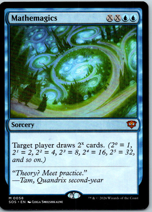 Mathemagics Mythic Secrets of Strixhaven Magic: The Gathering Near Mint