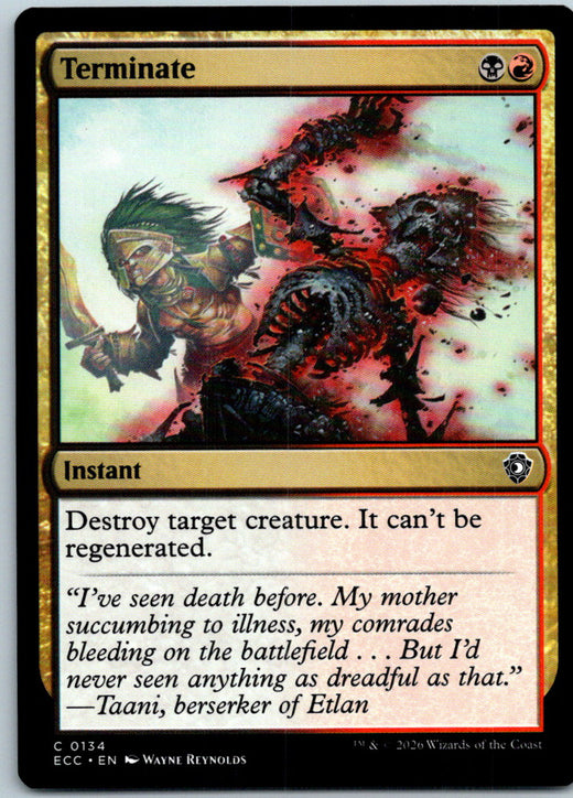 Terminate Common Commander: Lorwyn Eclipsed Magic: The Gathering Near Mint