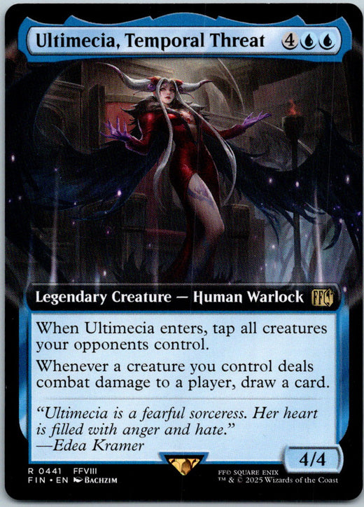 Ultimecia, Temporal Threat (Extended Art) FINAL FANTASY Magic: The Gathering NM