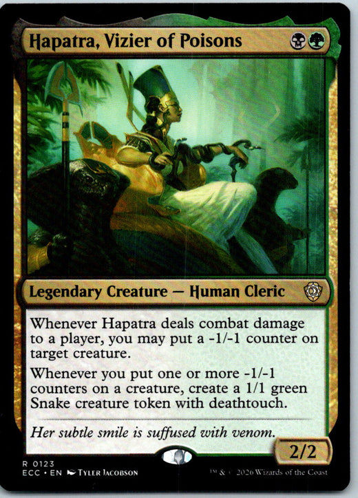 Hapatra, Vizier of Poisons Commander: Lorwyn Eclipsed Magic: The Gathering NM