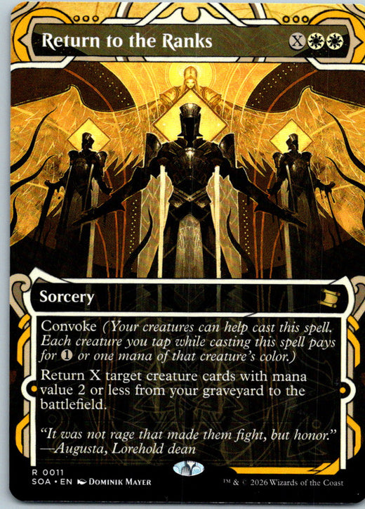 Return to the Ranks Secrets of Strixhaven Magic: The Gathering NM