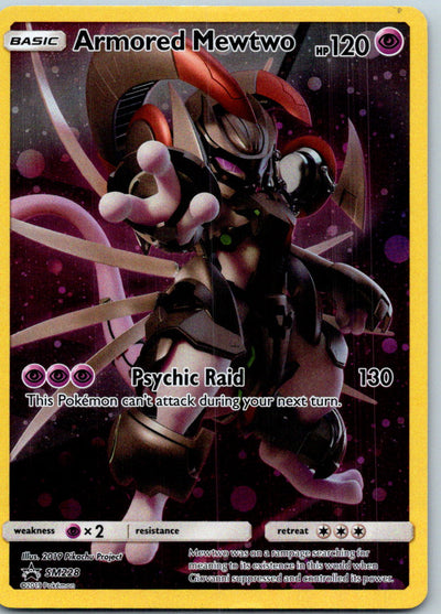 Armored Mewtwo - SM228 Holo Promo Sun & Moon Promo Pokemon Lightly Played