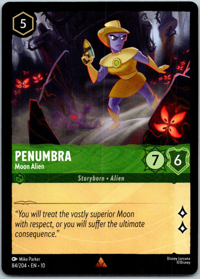 Penumbra - Moon Alien 84/204 Rare Whispers in the Well Lorcana Near Mint