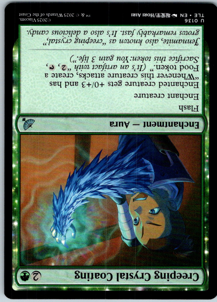 Creeping Crystal Coating 136 Avatar: Magic: The Gathering NM