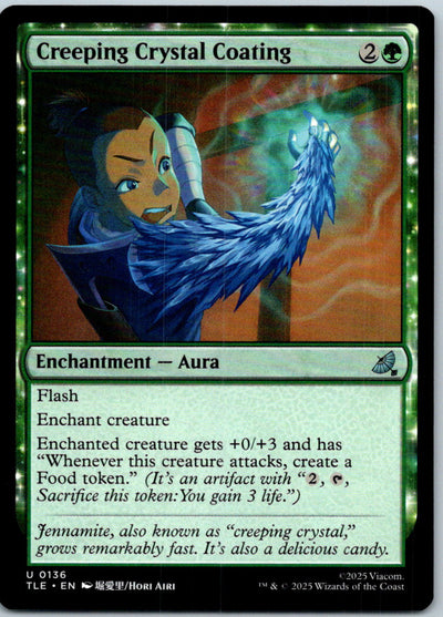 Creeping Crystal Coating 136 Avatar: Magic: The Gathering NM
