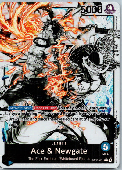 Ace & Newgate (Parallel) ST22-001 Starter Deck Ace & Newgate One Piece Foil NM