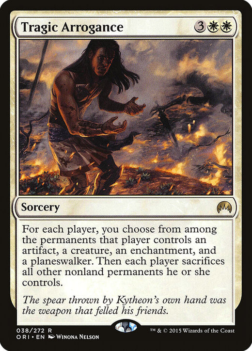 Tragic Arrogance 38 Rare Magic Origins Magic: The Gathering Foil Near Mint
