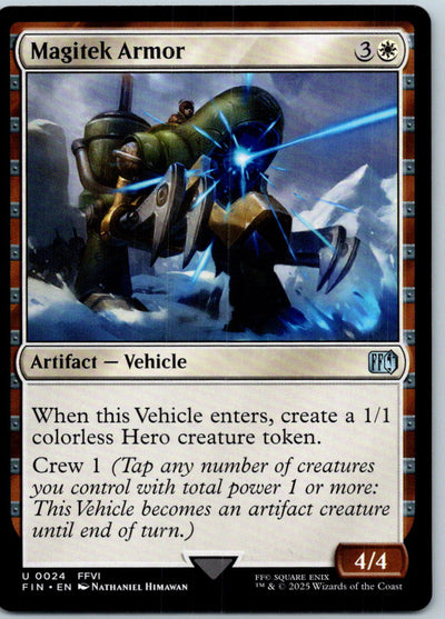 Magitek Armor 24 Uncommon FINAL FANTASY Magic: The Gathering Near Mint