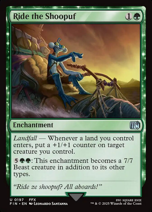 Ride the Shoopuf 197 Uncommon FINAL FANTASY Magic: The Gathering Near Mint