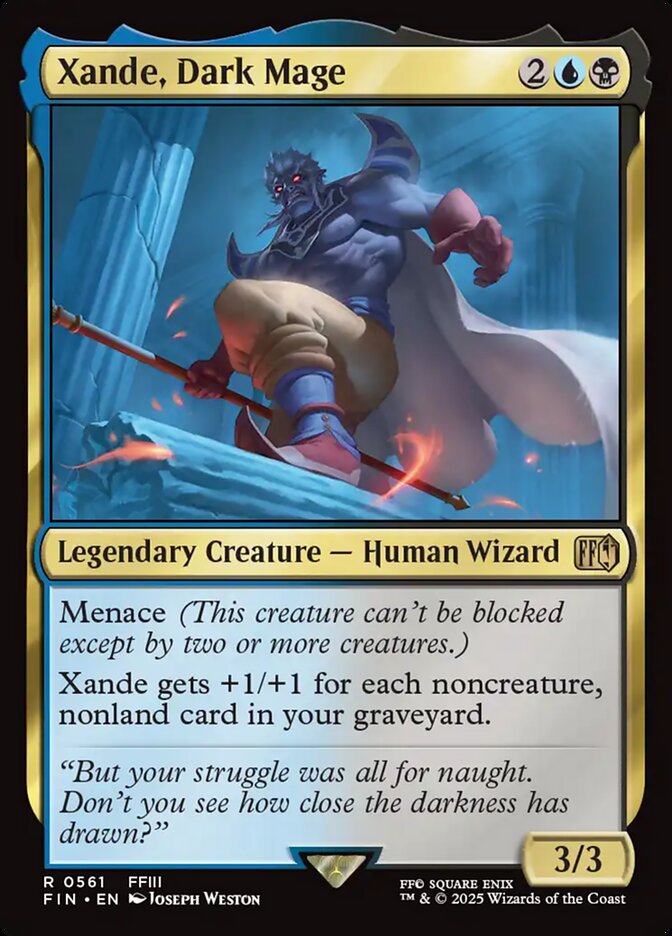 Xande, Dark Mage 561 Rare Final Fantasy Magic: The Gathering Near Mint