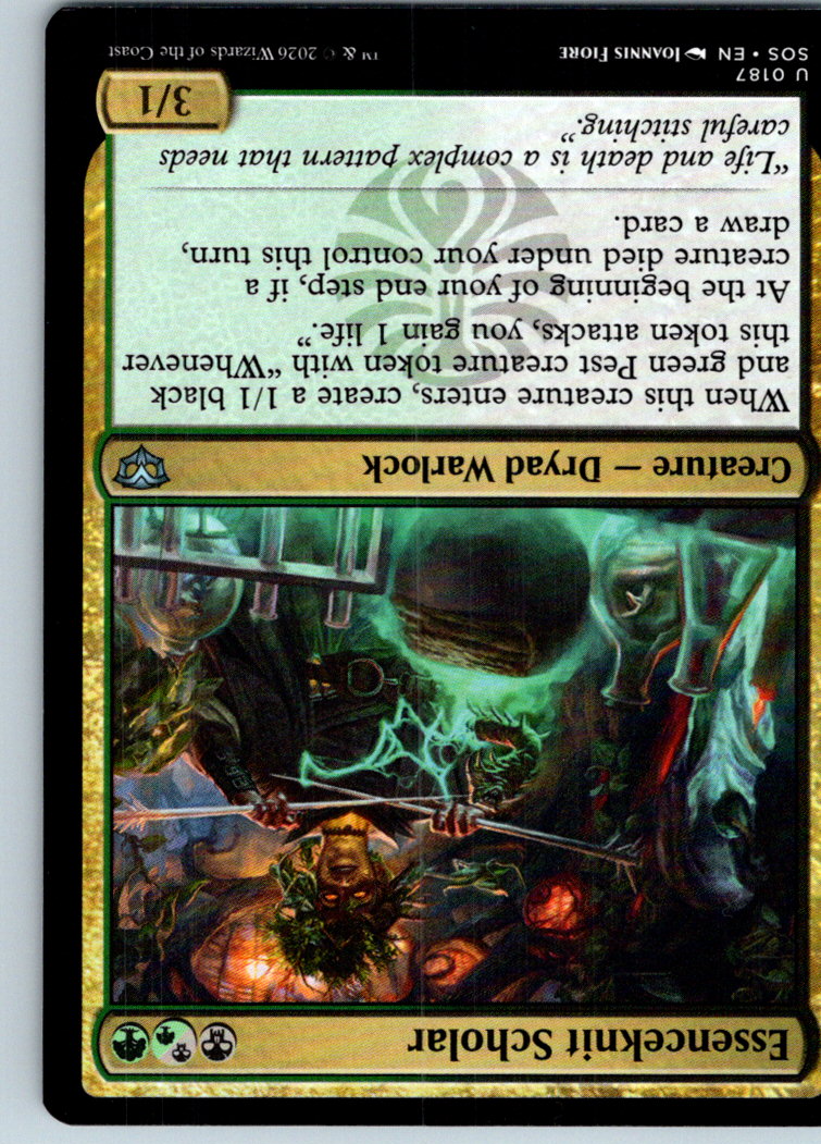Essenceknit Scholar 187 Uncommon Secrets of Strixhaven Magic: The Gathering NM