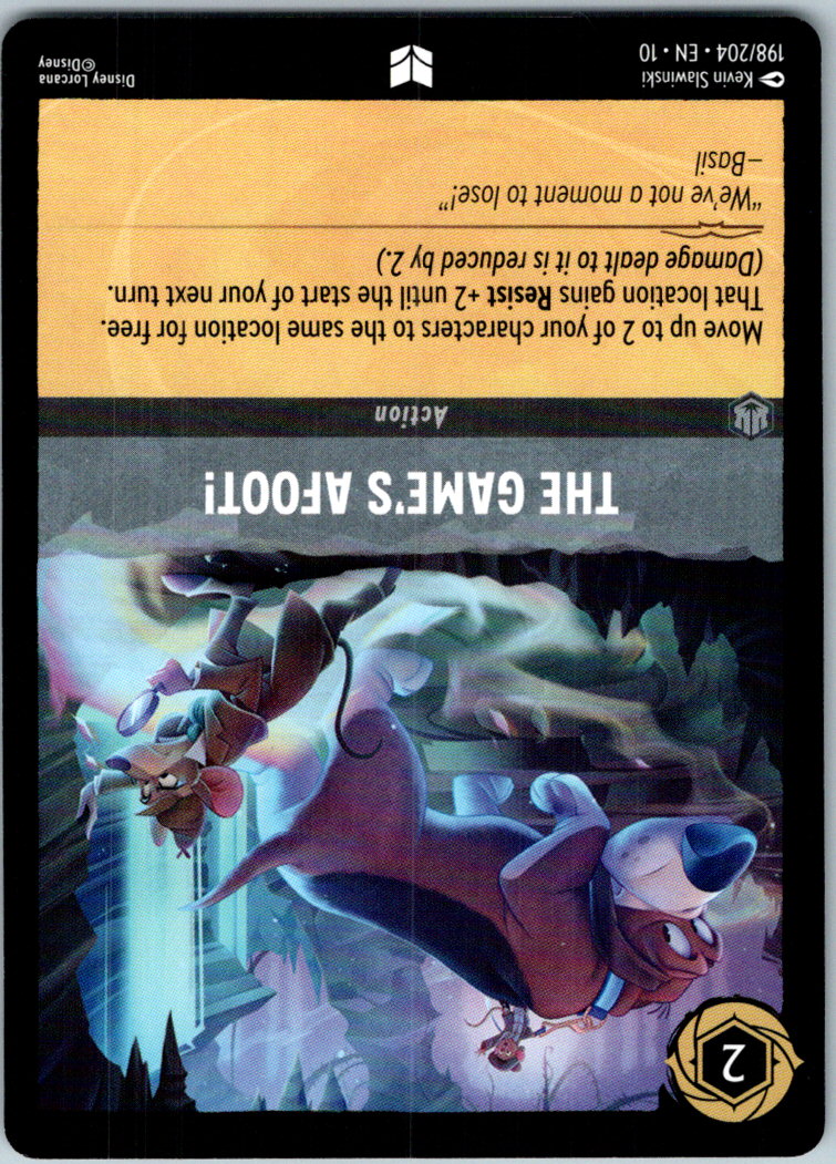 The Game's Afoot! 198/204 Uncommon Whispers in the Well Lorcana Near Mint