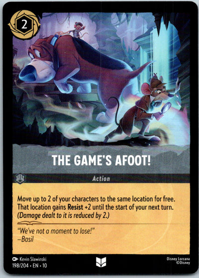 The Game's Afoot! 198/204 Uncommon Whispers in the Well Lorcana Near Mint
