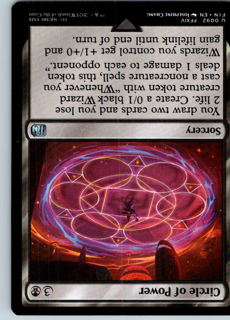 Circle of Power 92 Uncommon FINAL FANTASY Magic: The Gathering Near Mint