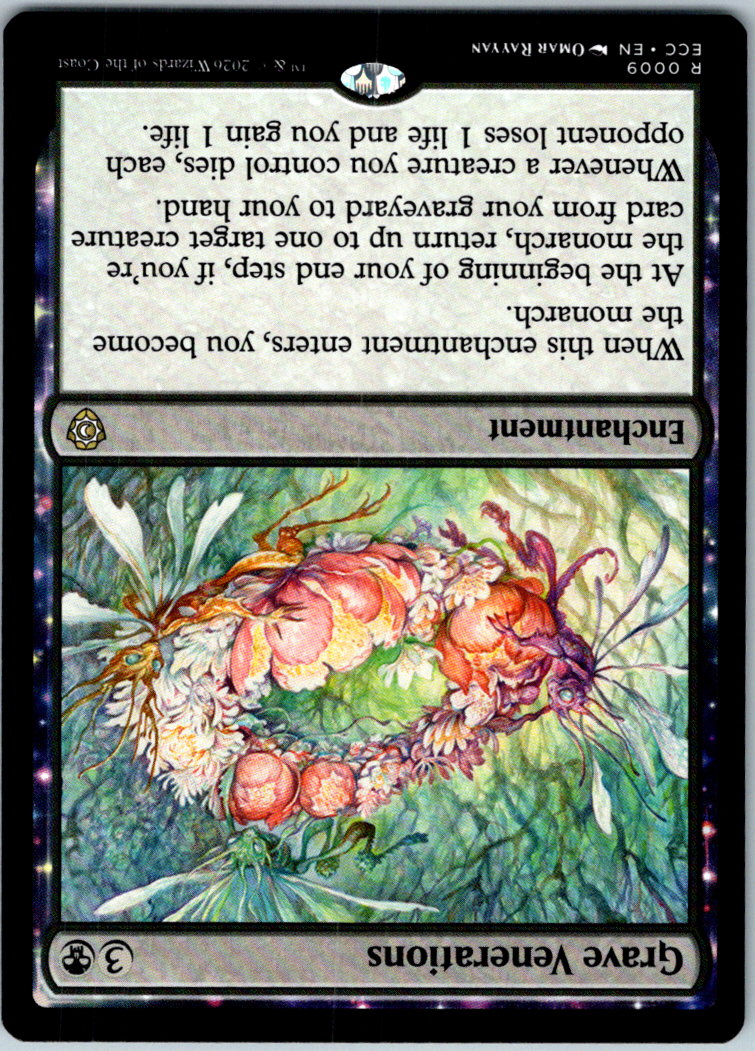 Grave Venerations 9 Rare Commander: Lorwyn Eclipsed Magic: The Gathering NM