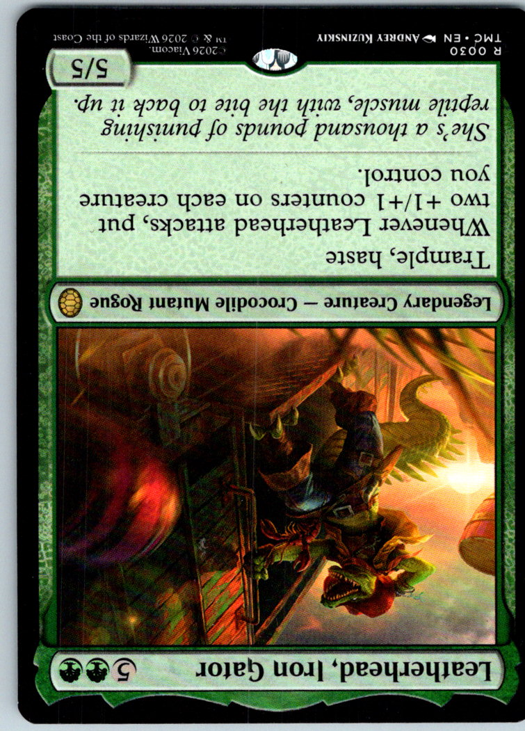 Leatherhead, Iron Gator Commander: Turtles Magic: The Gathering NM