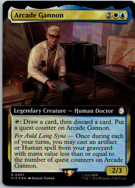 Arcade Gannon (Extended Art) Fallout Magic: The Gathering Foil NM