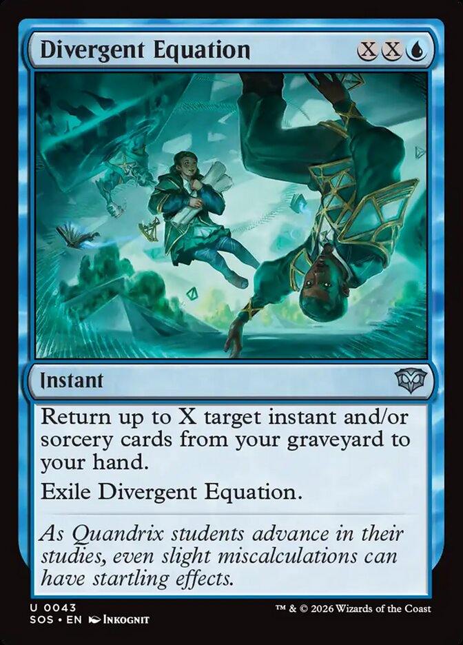 Divergent Equation 43 Uncommon Secrets of Strixhaven Magic: The Gathering NM
